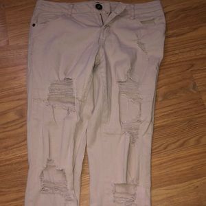 light pink jeans